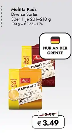 Travel Free Melitta pads Angebot