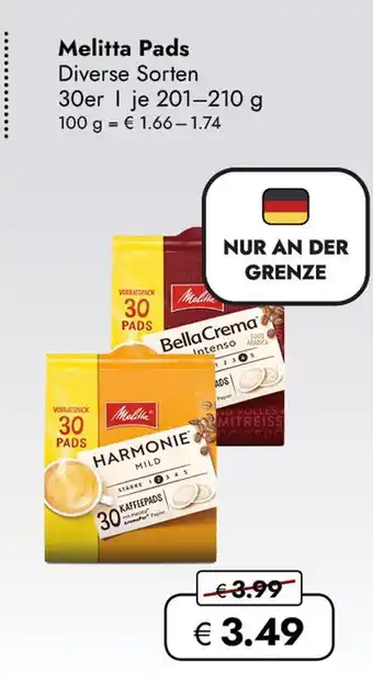 Travel Free Melitta pads Angebot