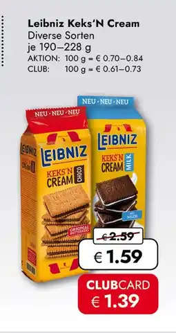 Travel Free Leibniz keks'n cream Angebot