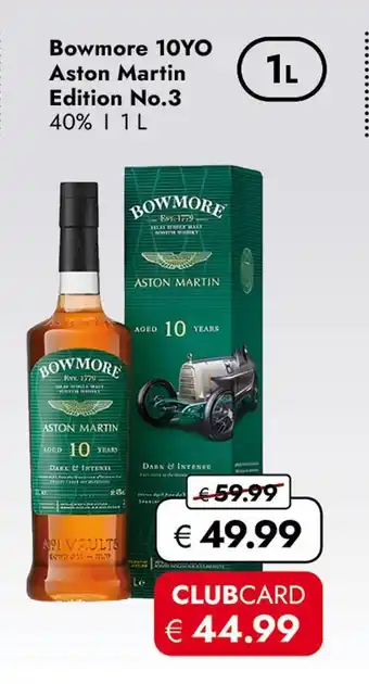 Travel Free Bowmore 10yo aston martin edition no.3 Angebot