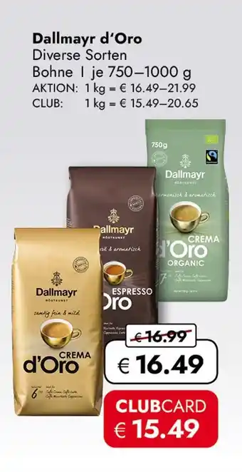 Travel Free Dallmayr d’oro Angebot