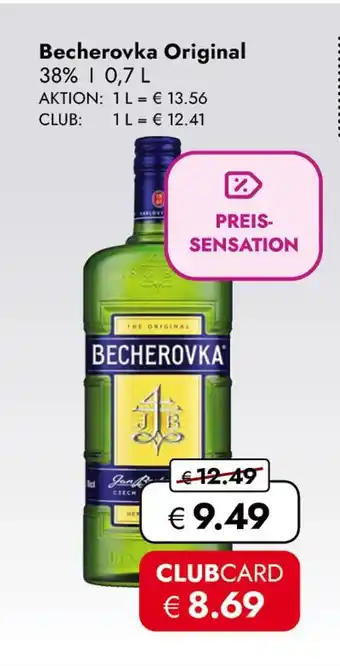 Travel Free Becherovka original Angebot