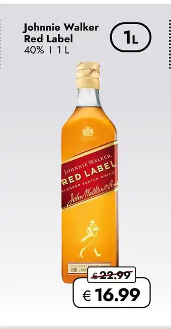 Travel Free Johnnie walker red label Angebot