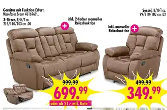 Möbel Boss 3-sitzer Angebot
