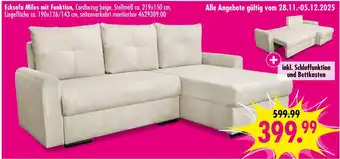 Möbel Boss Ecksofa miles mit funktion Angebot