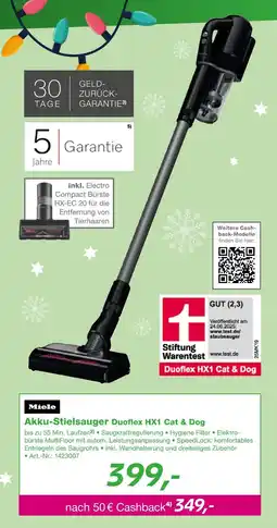 EP Miele akku-stielsauger duoflex hx1 cat & dog Angebot