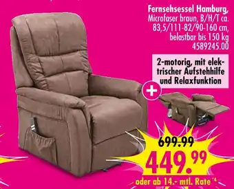 Möbel Boss Fernsehsessel hamburg Angebot