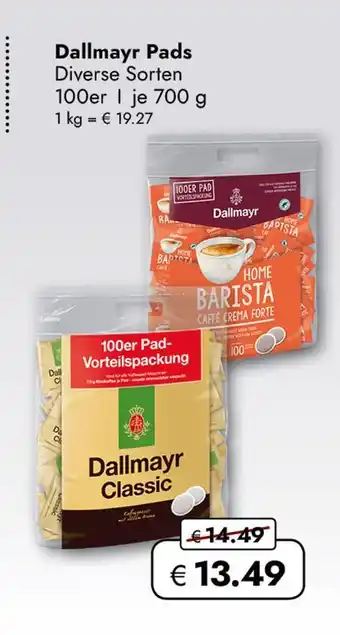 Travel Free Dallmayr pads Angebot