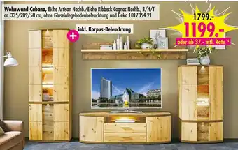 Möbel Boss Wohnwand cabana Angebot