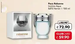 Travel Free Paco rabanne invictus aqua Angebot