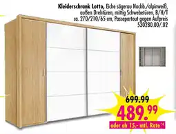 Möbel Boss Kleiderschrank lotto Angebot