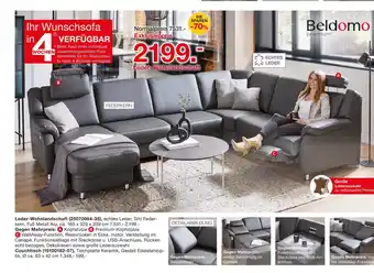 Möbelzentrum Pforzheim Beldomo leder-wohnlandschaft Angebot