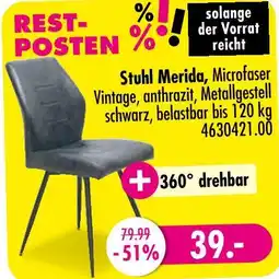 Möbel Boss Stuhl merida Angebot