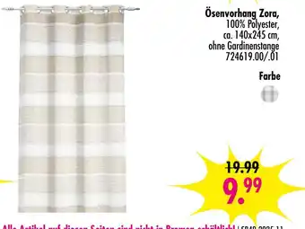 Möbel Boss Ösenvorhang zora Angebot