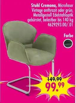 Möbel Boss Stuhl cremona Angebot