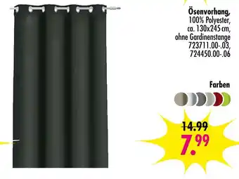 Möbel Boss Ösenvorhang Angebot