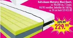 Möbel Boss Kaltschaum-matratze maxi-duett Angebot