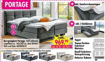 Möbel Boss Boxspringbett portage Angebot