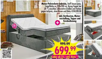 Möbel Boss Motor-polsterbett gabriola Angebot