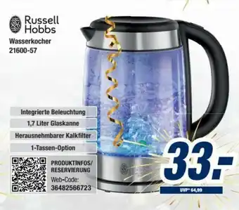 Expert Bening Russell Hobbs Wasserkocher 21600-57 Angebot