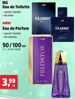 Thomas Philipps NG Eau de Toilette oder Eau de Parfum Angebot