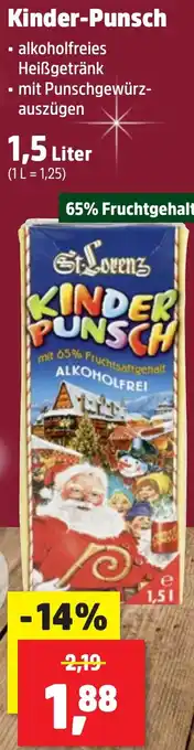 Thomas Philipps Kinder-Punsch Angebot