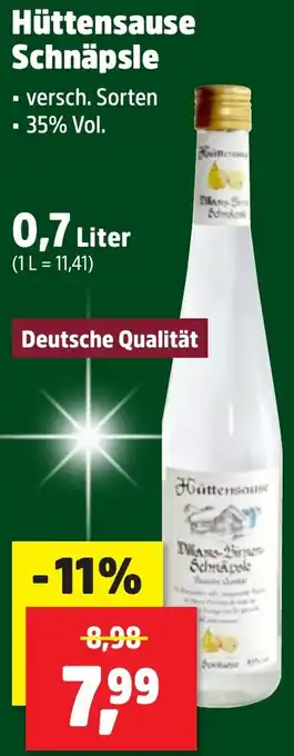 Thomas Philipps Hüttensause Schnäpsle Angebot