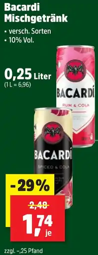 Thomas Philipps Bacardi Mischgetränk Angebot