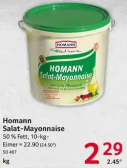 Selgros Homann Salat-Mayonnaise Angebot
