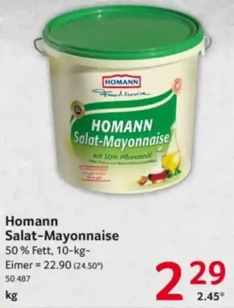 Selgros Homann Salat-Mayonnaise Angebot