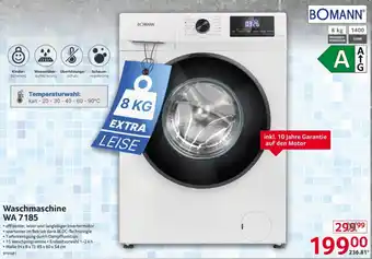 Selgros BOMANN Waschmaschine WA 7185 Angebot