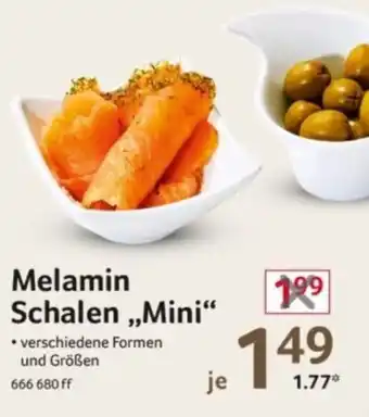 Selgros Melamin Schalen ,,Mini" Angebot