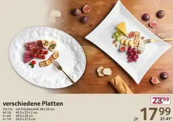 Selgros verschiedene Platten Angebot