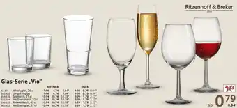 Selgros Ritzenhoff & Breker Glas-Serie ,,Vio" Angebot