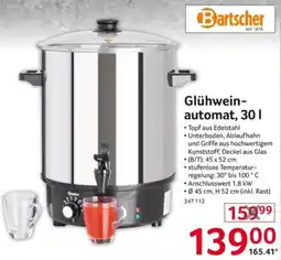 Selgros Bartscher Glühwein- automat, 30 l Angebot