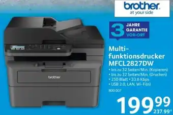 Selgros brother Multifunktionsdrucker MFCL2827DW Angebot