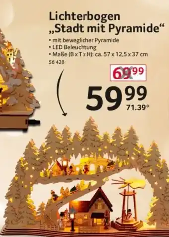 Selgros Lichterbogen ,,Stadt mit Pyramide" Angebot