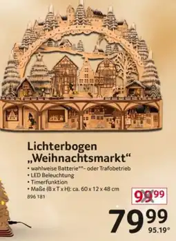Selgros Lichterbogen ,,Weihnachtsmarkt" Angebot