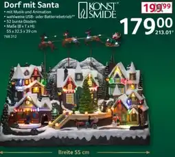 Selgros Dorf mit Santa Angebot