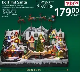 Selgros Dorf mit Santa Angebot