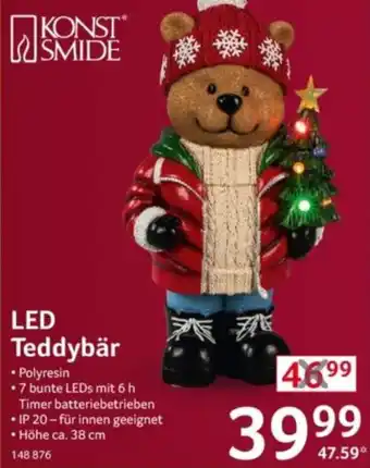 Selgros KONST SMIDE LED Teddybär Angebot