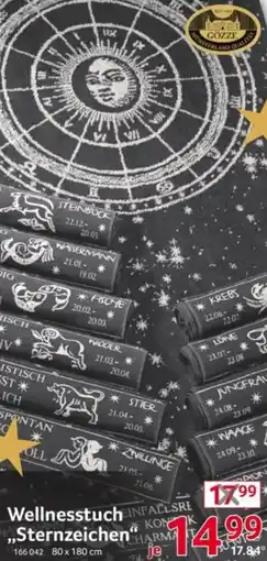 Selgros Wellnesstuch ,,Sternzeichen" Angebot