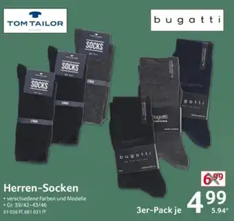 Selgros TOM TAILOR bugatti Herren-Socken Angebot