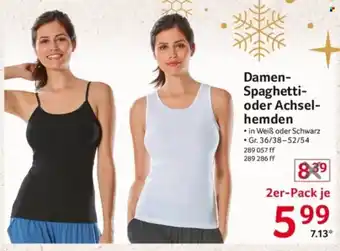 Selgros Damen- Spaghetti- oder Achsel- hemden Angebot