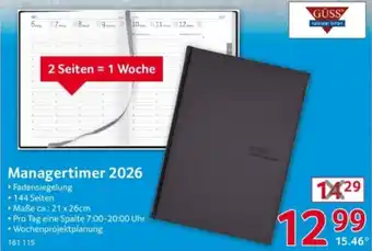 Selgros GÜSS Managertimer 2026 Angebot