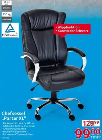 Selgros Chefsessel ,,Porter XL" Angebot