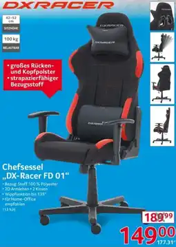 Selgros DXRACER Chefsessel ,,DX-Racer FD 01" Angebot