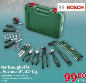 Selgros BOSCH Werkzeugkoffer ,,Advanced", 52-tlg. Angebot