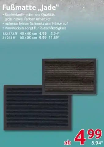 Selgros ASTRA Fußmatte,,Jade" Angebot