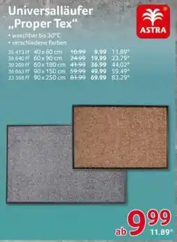 Selgros ASTRA Universalläufer ,,Proper Tex" Angebot